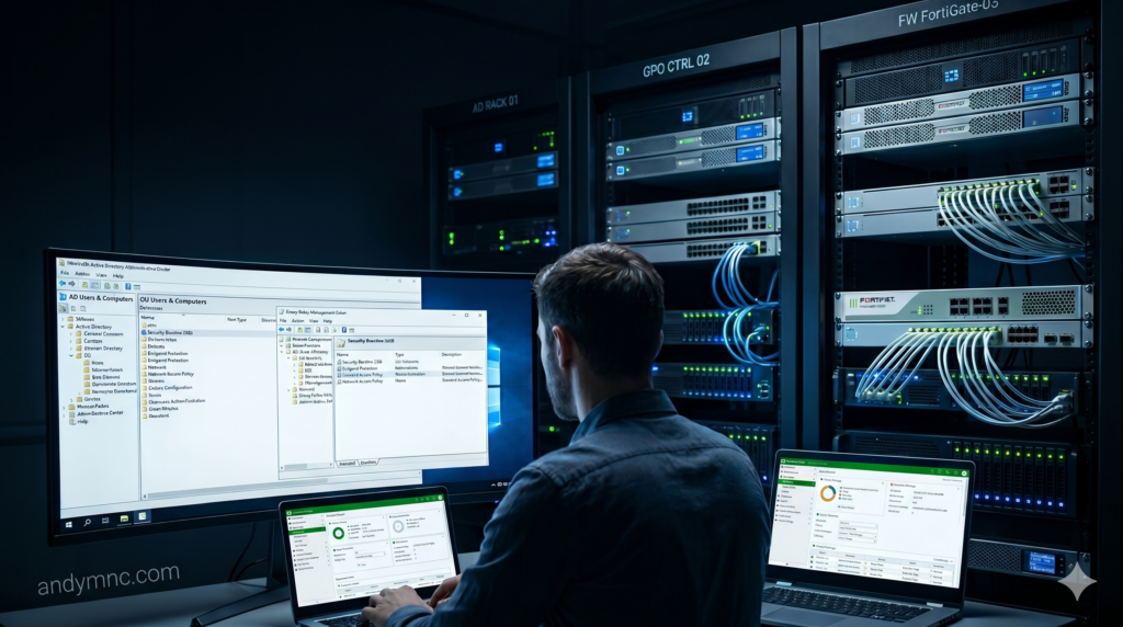 Active Directory GPO FortiGate configurazione